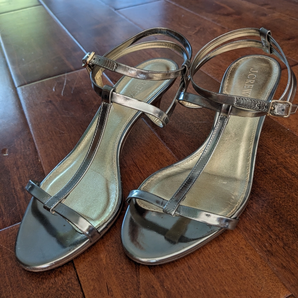 J.Crew T-Strap Sandals